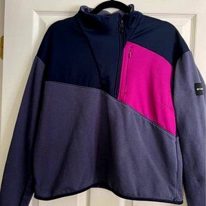 WOMAN'S SIZE XL COLUMBIA QUARTER ZIP PULLOVER JACKET / SHIRT/ SO CUTE & COMFY